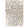 Image de Tapis Fait Main en Cuir "Lavin VII" Noir & Multicolore 120 x 170 cm