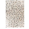 Image de Tapis Fait Main en Cuir "Lavin VII" Noir & Multicolore 160 x 230 cm