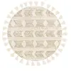 Image de Tapis Bohème Tissé à la Main "Bohist" 160cm Crème & Kaki