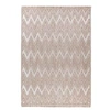 Image de Tapis Tissé Ethnique à Poils Courts "Sarai" Beige 120 x 170 cm