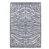 Image de Tapis Tissé Ethnique à Poils Courts "Sarai II" Gris 160 x 230 cm
