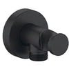 Image de Coude de raccordement rond Universal noir mat