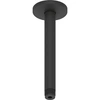 Image de Bras de douche plafond Universal 20 cm noir mat