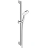 Image de Pommeau de douche 3 jets type pluie flexible et barre chromé