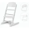 Image de Chaise haute évolutive - - IRIS 3-en-1 - Bois - Baby set & plateau inclus - All White