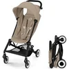 Image de Poussette canne ultra-compacte Agis - 5 a 22 kg (6 mois - 4 ans) - poussette légere 6,3 kg - compatible avion - Almond Beige