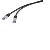 Image de RF-4673684 RJ45 Câble réseau, câble patch CAT 6a S/FTP 3.00 m noir résistant aux UV