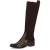 Image de CAPRICE Bottes femme hautes à talons à bout rond à talon bloc, Marron (Dk Brown Comb), 42 EU en occasion ou reconditionné