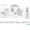Image de Démarreur Peugeot / Mini 0,9 Kw Seg Automotive 0001106405 Citroen;Ds;Mini;Peugeot