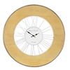 Image de WOMO-DESIGN | Grande Horloge Murale XXL Alfheim Ronde Ø85 cm Blanc-Nature, en Bois-Métal,