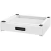 Image de ML-Design Socle pour Machine à Laver avec Tiroir Coulissant, Acier, Blanc, 60,5x54 cm,
