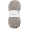 Image de Pelote de laine à chaussettes à tricoter Superba bamboo UNI superwash -(...) - Gris (011 - GRIS CLAIR)