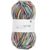 Image de Pelote de laine à chaussettes à tricoter Superba Fair Isle 4 fils - 100GR -(...) - 01 Baie/moutarde