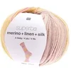 Image de Laine à chaussette Superba Merino + Linen + Silk 4 fils - 100 gr -(...) - Multicolore (001 - Milkshake)