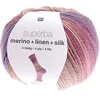 Image de Laine à chaussette Superba Merino + Linen + Silk 4 fils - 100 gr -(...) - Multicolore (002 - Ethno)