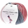 Image de Laine à chaussette Superba Merino + Linen + Silk 4 fils - 100 gr -(...) - Multicolore (005 - Berries)