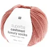 Image de Pelote de Laine à Chaussettes Superba Cashmeri Luxury Socks 4 fils - 100g -(...) - Rouge (014 - corail)