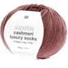 Image de Pelote de Laine à Chaussettes Superba Cashmeri Luxury Socks 4 fils - 100g -(...) - Violet (016 - Mauve)