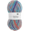 Image de Pelote de laine à chaussettes à tricoter Superba bamboo superwash - 100GR -(...) - 045 multicolore - Coral