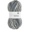 Image de Pelote de laine à chaussettes à tricoter Superba bamboo superwash - 100GR -(...) - 047 gris - Midnight