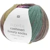 Image de Pelote de Laine à Chaussettes Superba Cashmeri Luxury Socks 4 fils - 100g - : Douceur et Luxe pour Vos Pieds(...) - Multicolore (021 - Retro)
