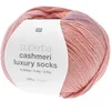 Image de Pelote de Laine à Chaussettes Superba Cashmeri Luxury Socks 4 fils - 100g - : Douceur et Luxe pour Vos Pieds(...) - Rose (024 -Rose dégradé)