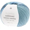 Image de Pelote de Laine à Chaussettes Superba Cashmeri Luxury Socks 4 fils - 100g - : Douceur et Luxe pour Vos Pieds(...) - Bleu (025 - Bleu dégradé)