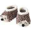 Image de Kit Crochet Baby Booties - Hérisson de : Des chaussons douillets et originaux pour bébé(...) - Marron