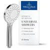Image de Villeroy & Boch Universal Showers Pommeau de Douche, douchette élégante avec 3 jets et EasyClean, économie d'eau, anti-retour, raccord universel   Chromé en occasion ou reconditionné