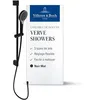 Image de Villeroy & Boch Verve Showers système de douche   Ensemble douche av. support douchette main régl. - Douchette à main 3 types de jets   Système douche facile à entretenir, facile à monter   Matt Black en occasion ou reconditionné