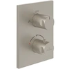 Image de Mitigeur thermostatique encastré 2 voies VILLEROY ET BOCH Universal rectangle Brushed Nickel Matt