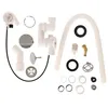 Image de Ensemble bonde/trop-plein et bec de baignoire Villeroy & Boch, garniture de vidage et de trop-plein avec fonction de remplissage pour baignoires, accessoires de salle de bains, 200 x 465 x 130 mm en occasion ou reconditionné