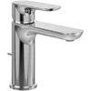 Image de Villeroy & Boch O.novo Robinet de lavabo avec fonction de démarrage à froid et tige de traction, mitigeur de lavabo, économiseur d'eau, hauteur du bec 105 mm, rond, chromé en occasion ou reconditionné