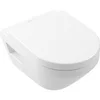 Image de WC suspendu sans bride VILLEROY ET BOCH Architectura Twistflush rond avec abattant