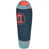 Image de Trollkids - Fjell Dreamer Extendable - Sac de couchage enfant Dark Navy / Dusky Turquoise / Glow Orange - Taille unique