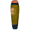 Image de Trollkids - Fjell Dreamer Extendable - Sac de couchage enfant Spruce Green / Navy / Vivid Orange - 130 - 170 cm