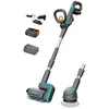Image de Gardena Nettoyeur de terrasse sur batterie AquaBrush 18V/P4A - Universal - Kit prêt à l’emploi: Extérieur, Surfaces universelles, Profil de brosse optimisé, Commande à un bouton, Sans fil (14842-20) en occasion ou reconditionné