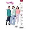 Image de Patron 5979 - Sweat-shirt à capuche décontractés et confortables proposés en trois longueurs du 36 au 50 (FR) - Model FR 36-50