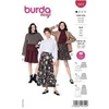 Image de Patron 5978 - Jupe à étage avec une coulisse élastiquée du 36 au 50 (FR) - Model FR 36-50