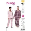 Image de Patron 5956 - Pyjama UNISEX classique et confortable pour elle et lui (M, L, XL) - Model FR 40-56
