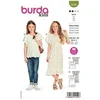 Image de Patron 9244 - Robe et Blouse avec décolleté décorées de ruchés de manches du 4 au 11 ans - Model FR 4-11 ANS