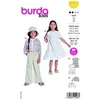Image de Patron 9225 - Robe a jupe dégradée pour enfants - Model FR 5-10 ans