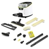 Image de Kärcher SC 5 DELUXE SIGNATURE LINE Nettoyeur vapeur traineau 1,3 L 2250 W Noir, Blanc