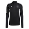 Image de Haut d'entraînement 1/4 zip enfant OL 2022/23 Noir 15/16 ans GB2748