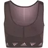 Image de Débardeur d'entraînement court sans couture fille adidas Aeroknit Marron 14/15 ans HM4425