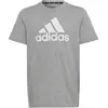 Image de T-shirt grand logo coton enfant adidas Essentials Gris 7/8 ans HR6379
