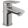 Image de Mitigeur lavabo Wave S avec vidage inox brossé