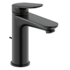Image de Mitigeur lavabo DUVARIT Wave M avec vidage noir mat