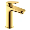 Image de Mitigeur lavabo DUVARIT Wave M sans vidage doré poli