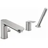Image de Wave Duravit, robinetterie de baignoire 3 trous, saillie 200 mm, WA5260000070, Couleur: acier inox brossé en occasion ou reconditionné